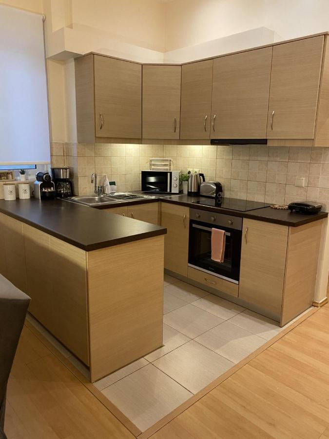 Elegant Glyfada Apartment-Private Garden-Near Metro Athén Kültér fotó